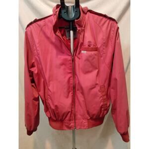 Vintage Sears Trader Bay Jacket Men's Size Large Windbreaker Maroon